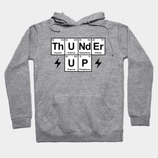 Thunder Up, Periodic Table - White Hoodie